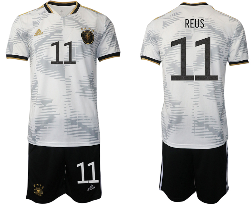 Men 2022 World Cup National Team Germany home white 11 Soccer Jersey